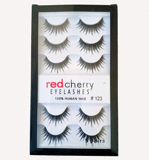 Ресницы Red Cherry 5 пар #№123#