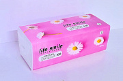 Салфетки бумажные вытяжные в мягкой упаковке LIFE SMILE 450шт 180*200 мм