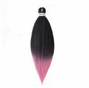 Канекалон KYASSI BRAID # 1B/PINK # 65см 100гр