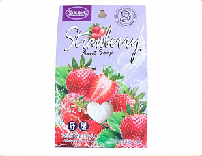 Мыло парфюмированное Strawberry Fruit Soap SATSUMI FRONT, 200гр  ZM8006